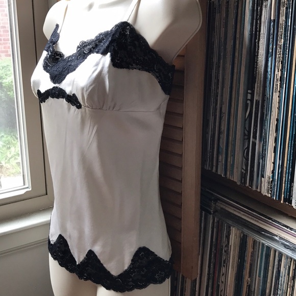 ❌SOLD❌EXPRESS ivory silk camisole - Picture 7 of 8